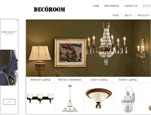 Tablet Screenshot of decoroom.us